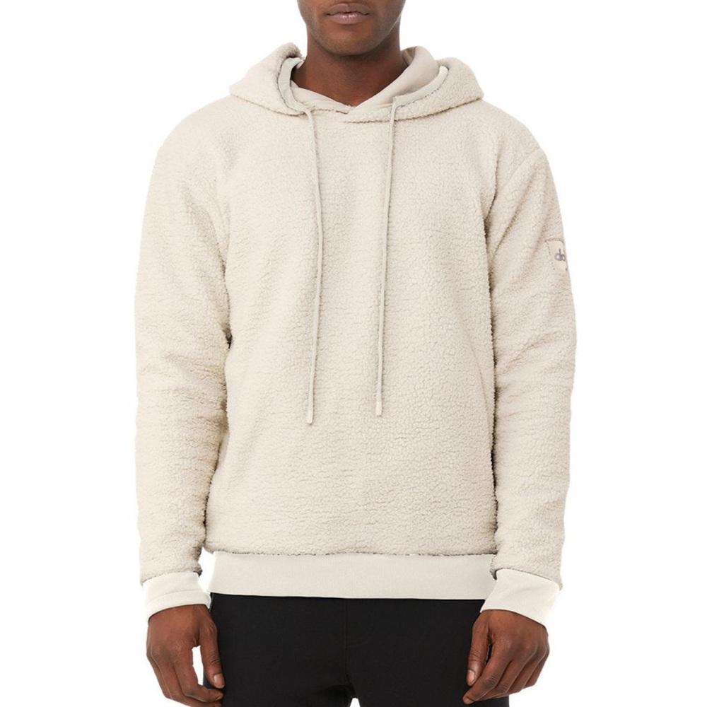 Alo unisex Sherpa sweater in bone